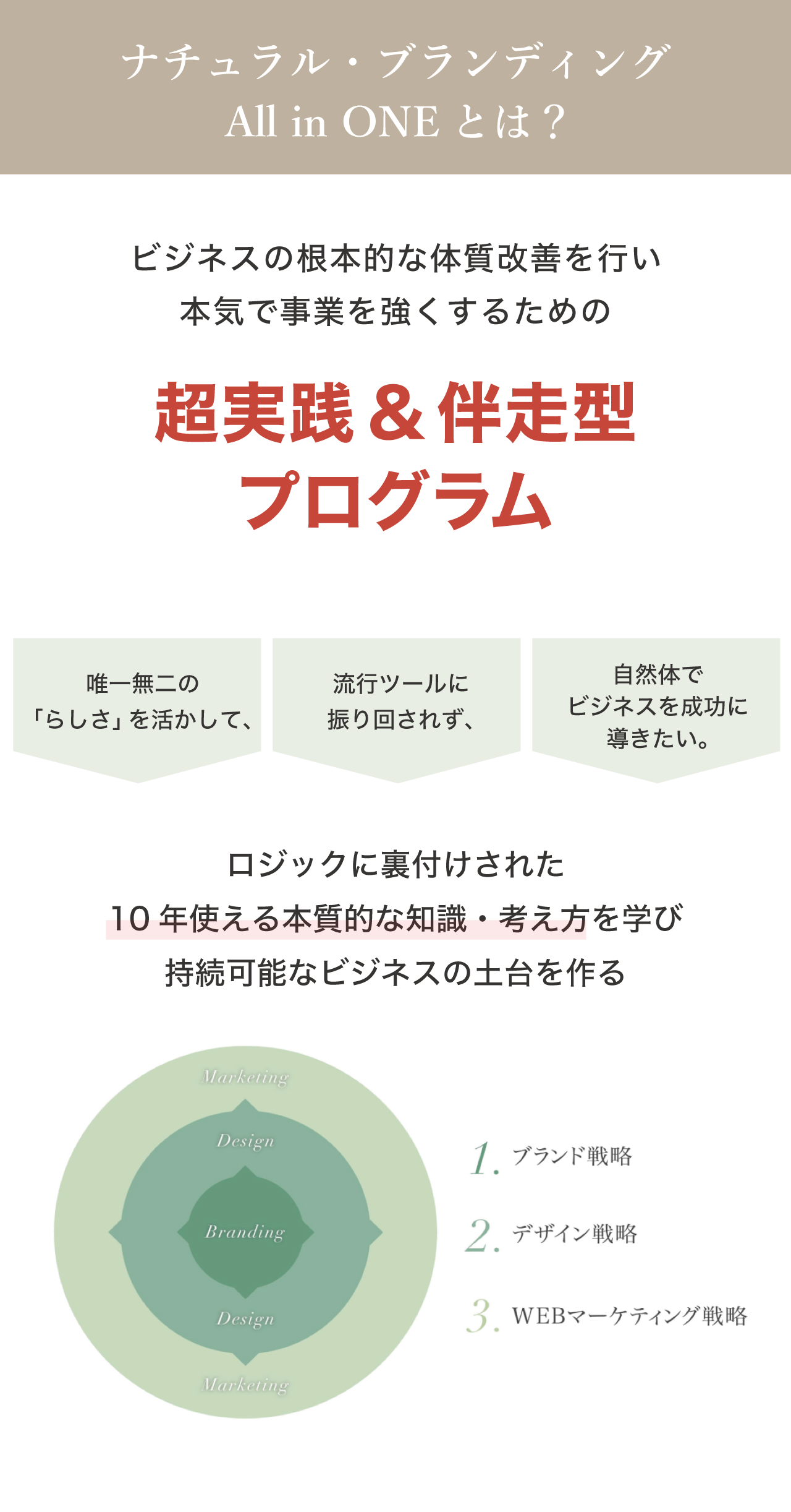 ナチュラル・ブランディングAllinONEとは